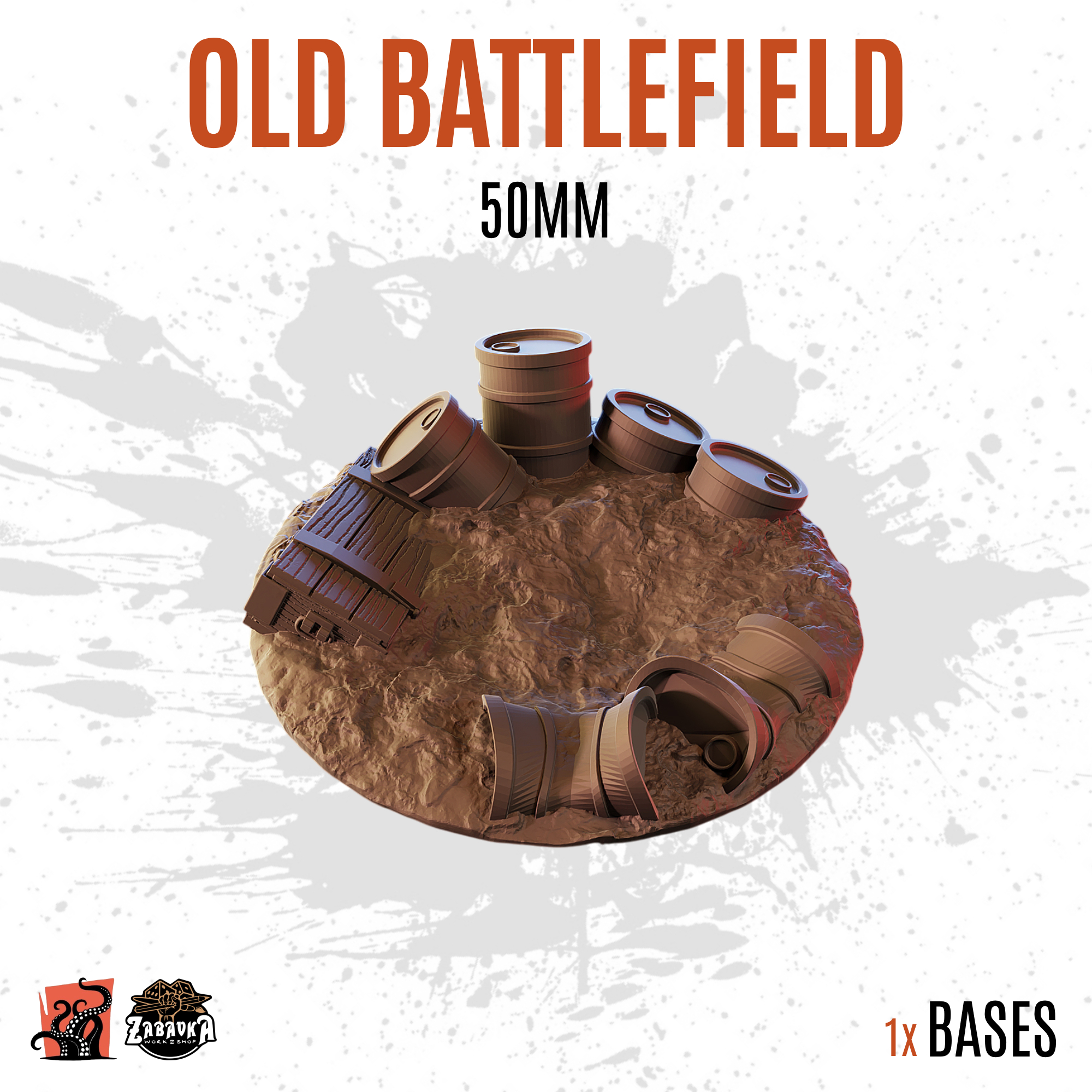 Old Battlefield - 50mm base (1ud)