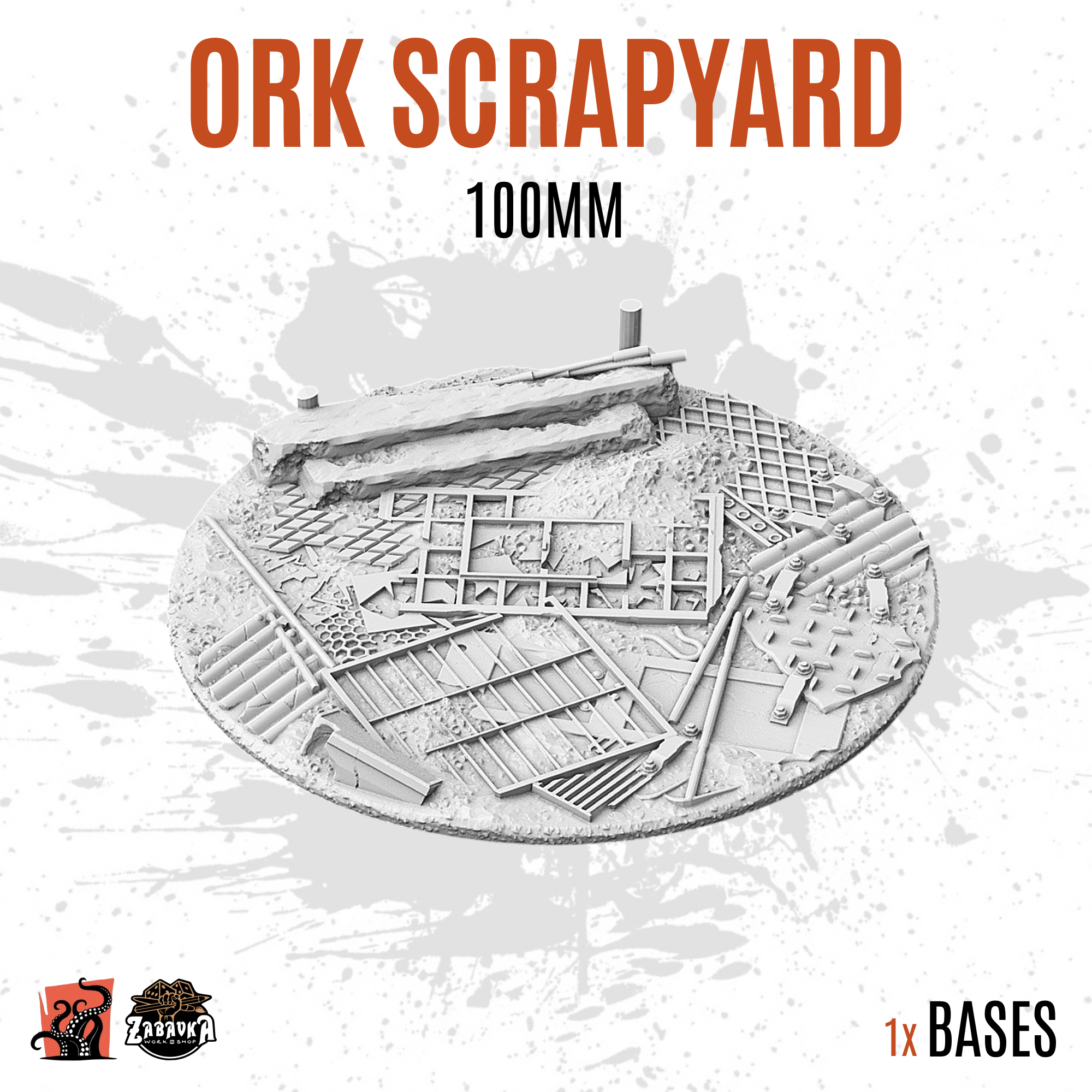 Ork Scrapyard - 100mm base (1ud)