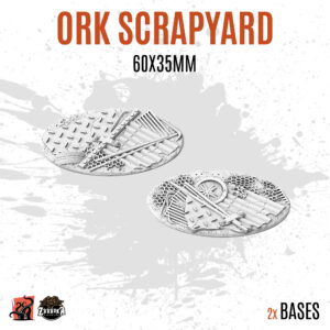 Ork Scrapyard - 60x35mm oval base (2uds)