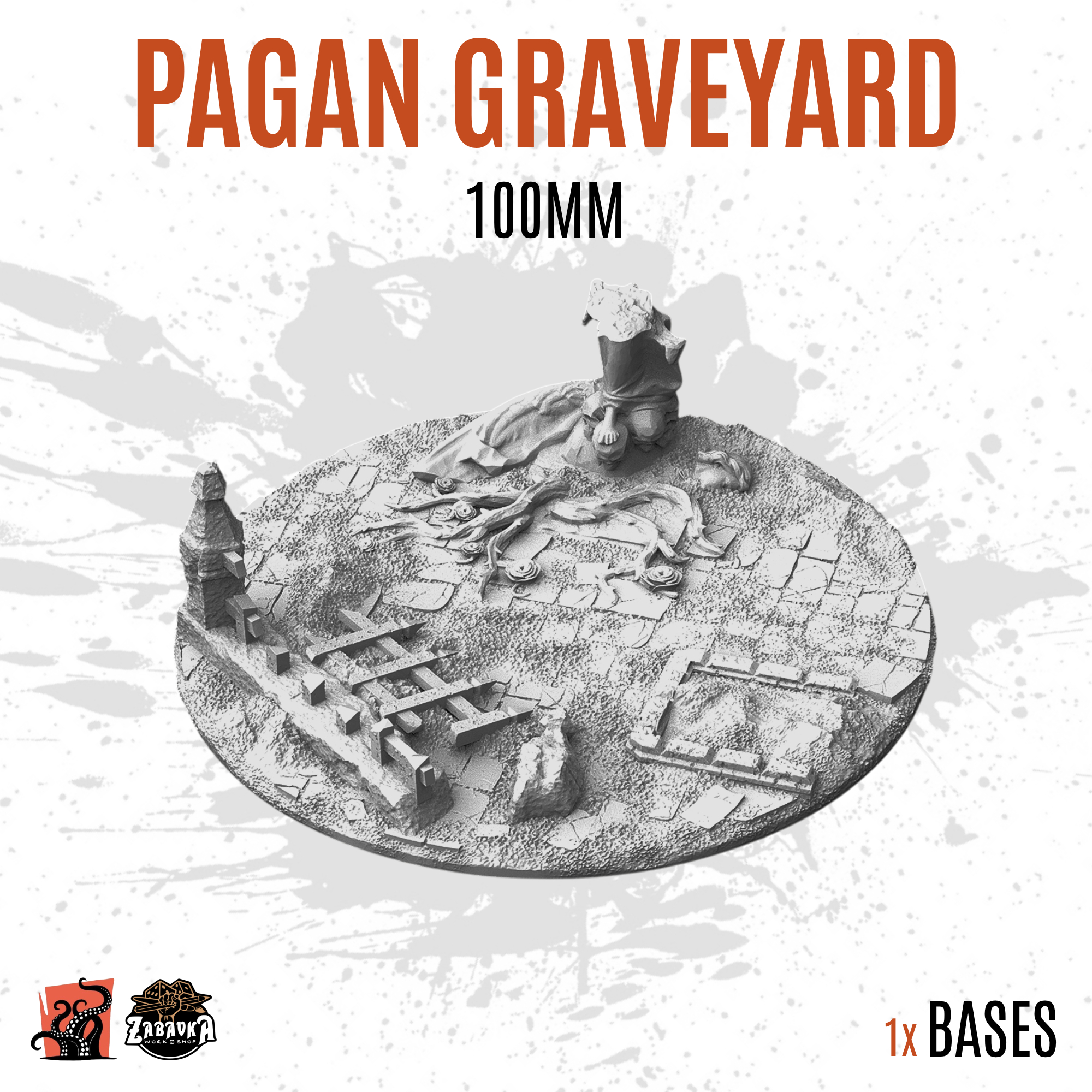 Pagan Graveyard - 100mm base (1ud)