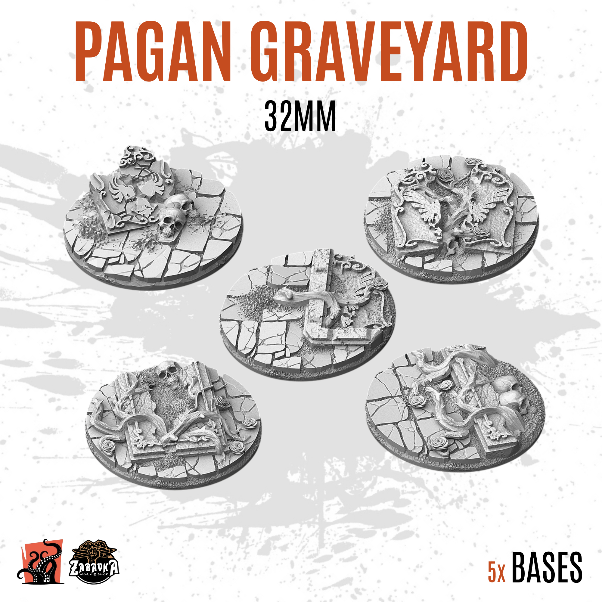 Pagan Graveyard - 32mm base (5uds)