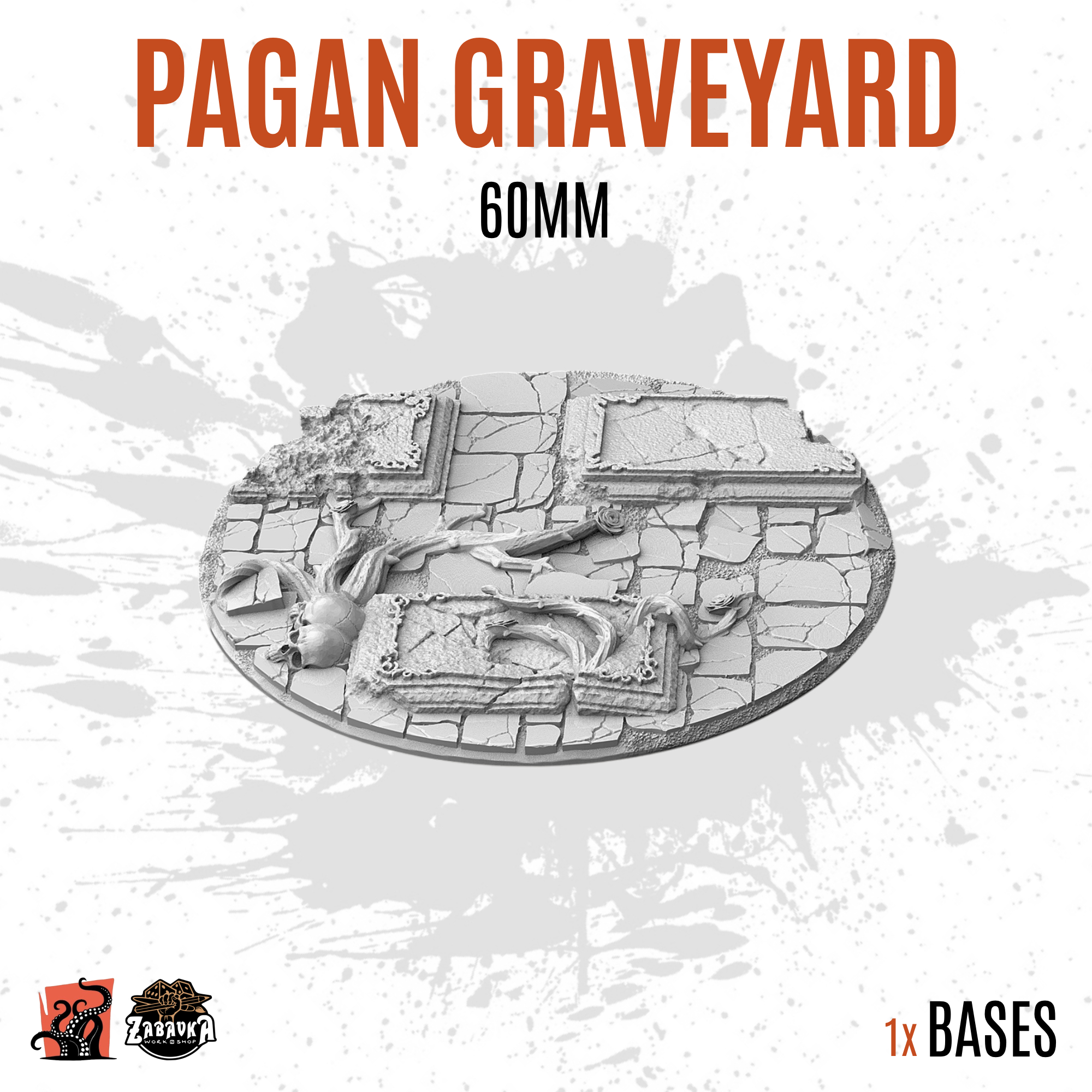 Pagan Graveyard - 60mm base (1ud)