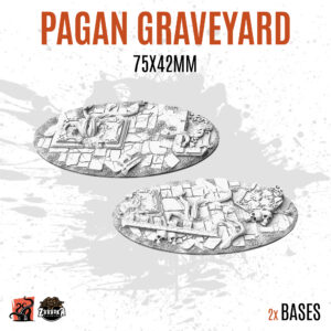 Pagan Graveyard - 75x42mm oval base (2uds)