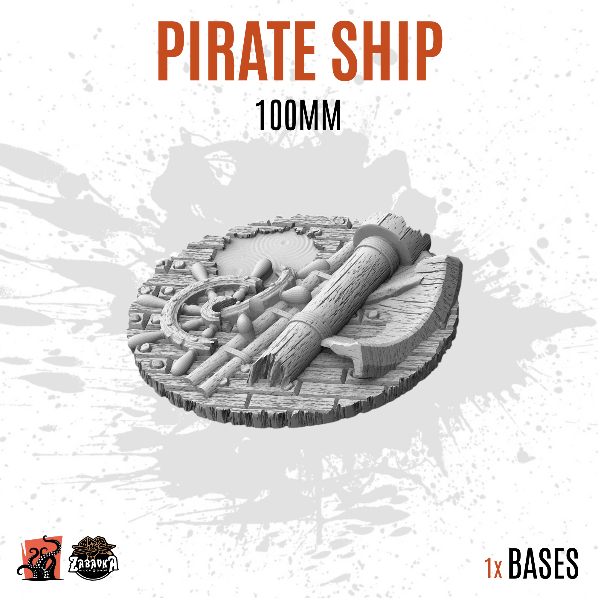 Pirate Ship - 100mm base (1ud)