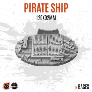 Pirate Ship - 120x92mm oval base (1ud)