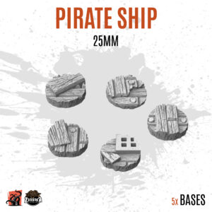 Pirate Ship - 25mm base (5uds)